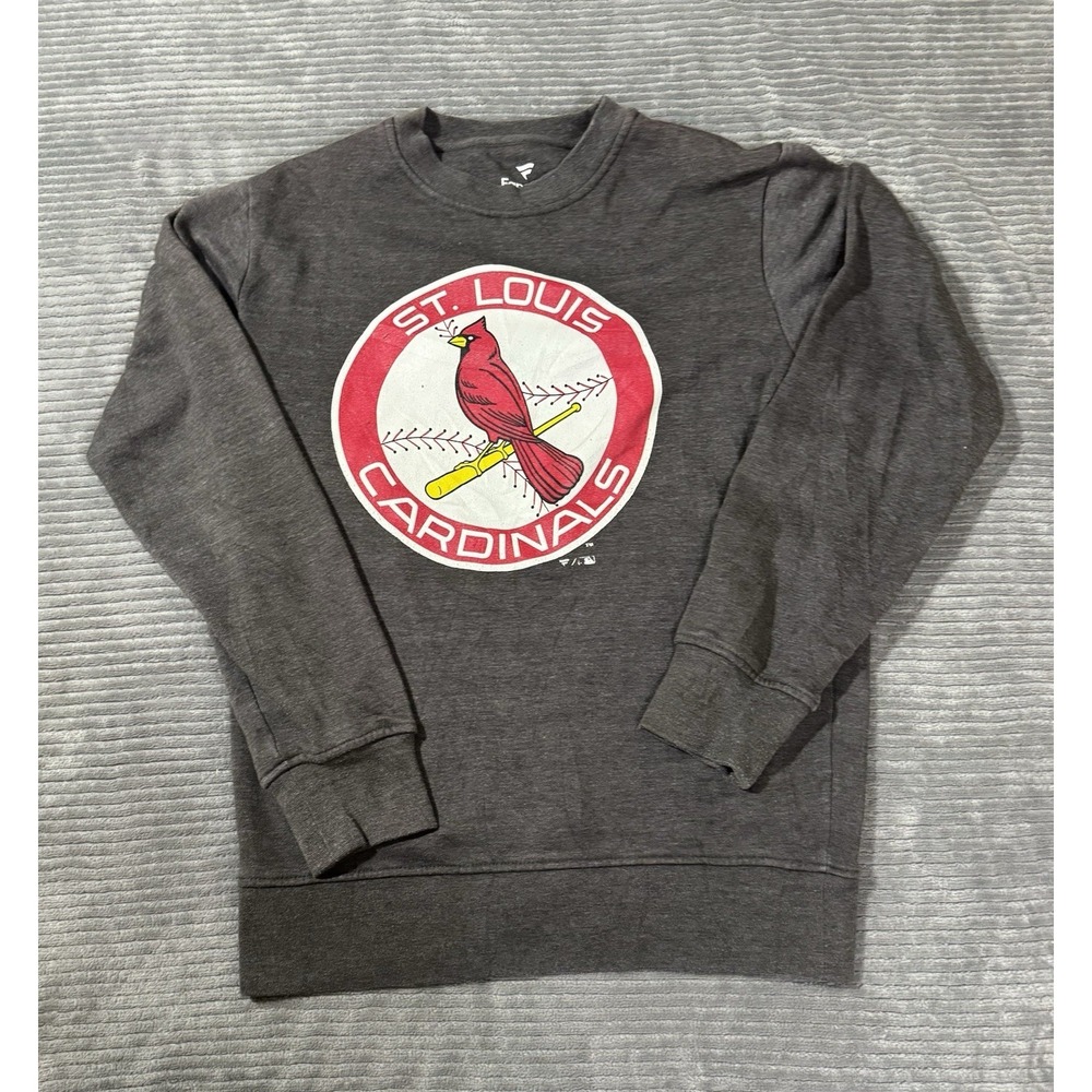 Woman's Grey Small Fanatics St A Louis  Cardinals Sweater
